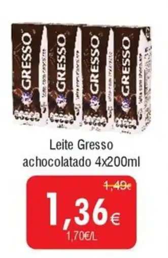 Froiz Leite Gresso achocolatado promoção