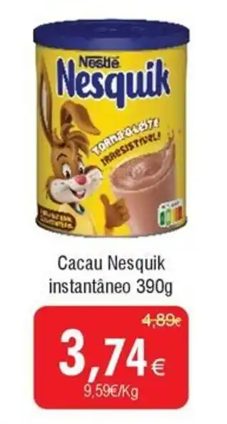 Froiz Cacau Nesquik instantâneo promoção