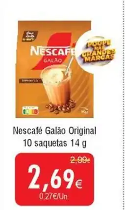 Froiz Nescafé Galão Original 10 saquetas promoção