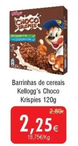 Froiz Barrinhas de cereais Kellogg's Choco Krispies promoção