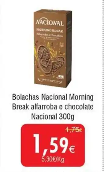 Froiz Bolachas Nacional Morning Break alfarroba e chocolate Nacional promoção