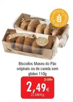 Froiz Biscoitos Museu do Pão originais ou de canela sem glúten promoção