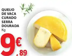 E.Leclerc Queijo de vaca curado serra dourada promoção