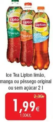 Froiz Ice Tea Lipton limão, manga ou pêssego original ou sem açúcar promoção