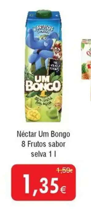 Froiz Néctar Um Bongo 8 Frutos sabor selva promoção