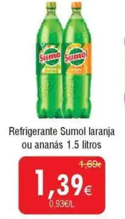 Froiz Refrigerante Sumol laranja ou ananás promoção