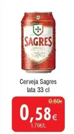 Froiz Cerveja Sagres lata promoção
