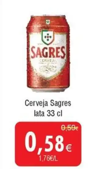 Froiz Cerveja Sagres lata promoção
