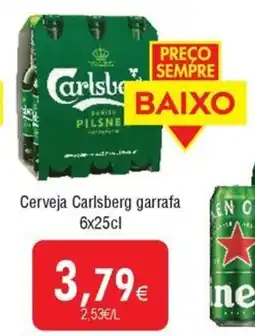 Froiz Cerveja Carlsberg garrafa promoção