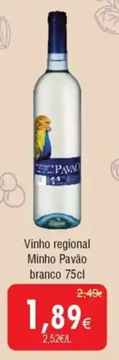 Froiz Vinho regional Minho Pavão branco promoção
