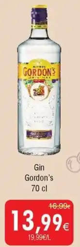 Froiz Gin Gordon's promoção