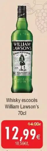 Froiz Whisky escocês William Lawson's promoção