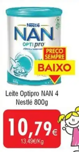 Froiz Leite Optipro NAN 4 Nestlé promoção