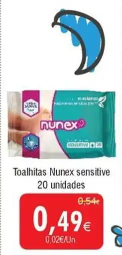 Froiz Toalhitas Nunex sensitive promoção