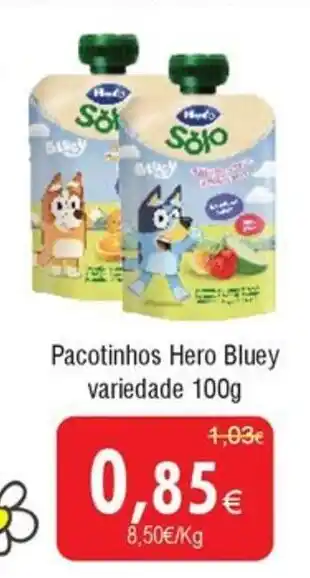Froiz Pacotinhos Hero Bluey variedade promoção