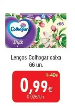 Froiz Lenços Colhogar caixa 66 un. promoção