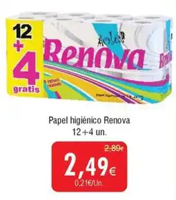 Froiz Papel higiénico Renova 12+4 un. promoção