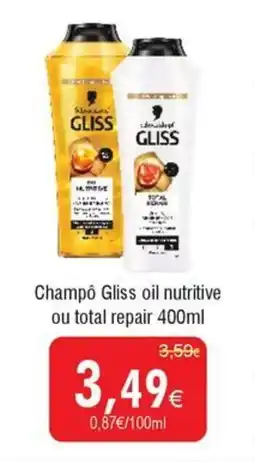 Froiz Champo Gliss oil nutritive ou total repair promoção