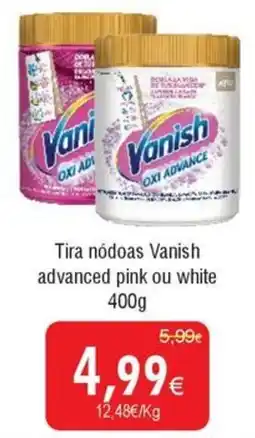 Froiz Tira nódoas Vanish advanced pink ou white promoção