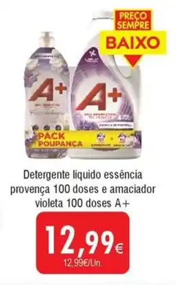 Froiz Detergente líquido essência provença 100 doses e amaciador violeta 100 doses A+ promoção