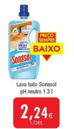 Froiz Lava tudo Sonasol pH neutro promoção