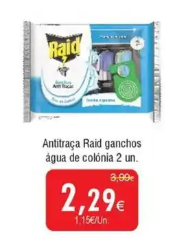 Froiz Antitraça Raid ganchos água de colónia 2 un. promoção