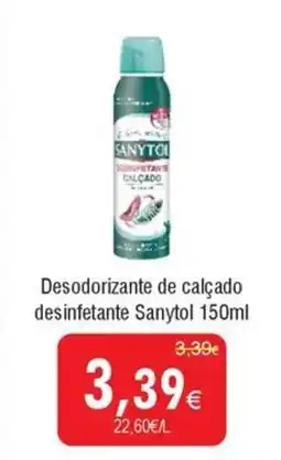Froiz Desodorizante de calçado desinfetante Sanytol promoção