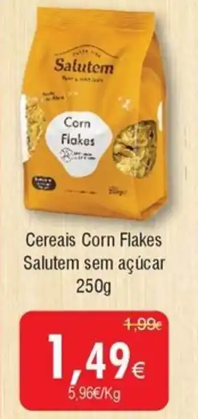 Froiz Cereais Corn Flakes Salutem sem açúcar promoção