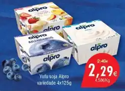 Froiz Yofu soja Alpro variedade promoção