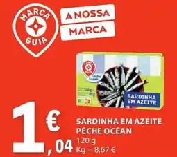 E.Leclerc Sardinha em azeite pêche océan promoção