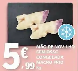 E.Leclerc Mão de novilho sem osso congelada macro frio promoção