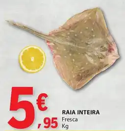 E.Leclerc Raia inteira fresca promoção