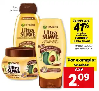 Lidl Garnier Ultra Suave Amaciador promoção