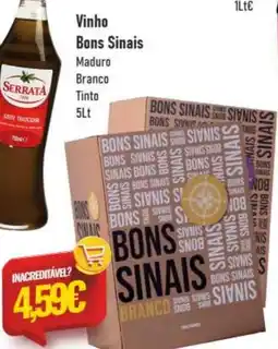 Belita Vinho Bons Sinais promoção