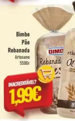Belita Bimbo Pão Rebanada Artesano promoção