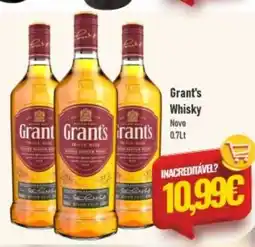 Belita Grant's Whisky promoção