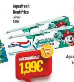 Belita Aquafresh Dentifrico Júnior promoção