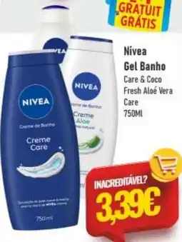 Belita Nivea Gel Banho promoção