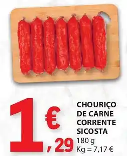 E.Leclerc Chouriço de carne corrente sicosta promoção