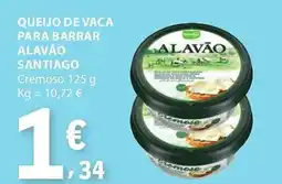 E.Leclerc Queijo de vaca para barrar santiago promoção