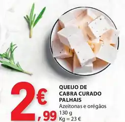 E.Leclerc Queijo de cabra curado palhais promoção
