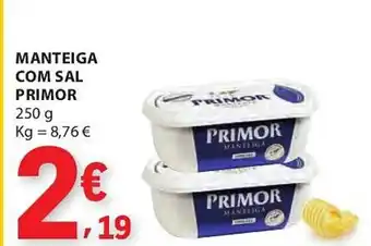 E.Leclerc Manteiga com sal primor promoção
