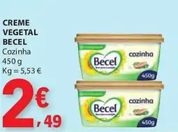 E.Leclerc Creme vegetal becel cozinha promoção