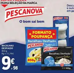 E.Leclerc Bacalhau desfiado promoção