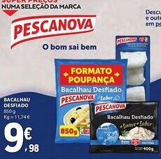 E.Leclerc Bacalhau desfiado promoção