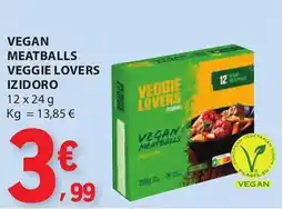 E.Leclerc Vegan meatballs veggie lovers izidoro promoção