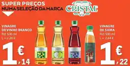 E.Leclerc Cristal vinagre de vinho branco promoção