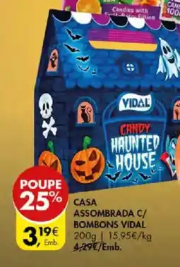 Pingo Doce Casa assombrada c/ bombons vidal promoção