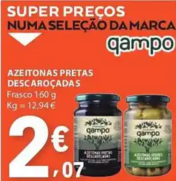 E.Leclerc Azeitonas pretas descaroçadas promoção