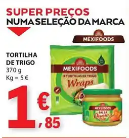 E.Leclerc Tortilha de trigo promoção